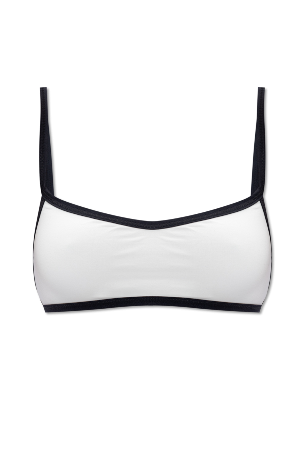 White Ligne Swimsuit Top Marysia Vitkac Gb